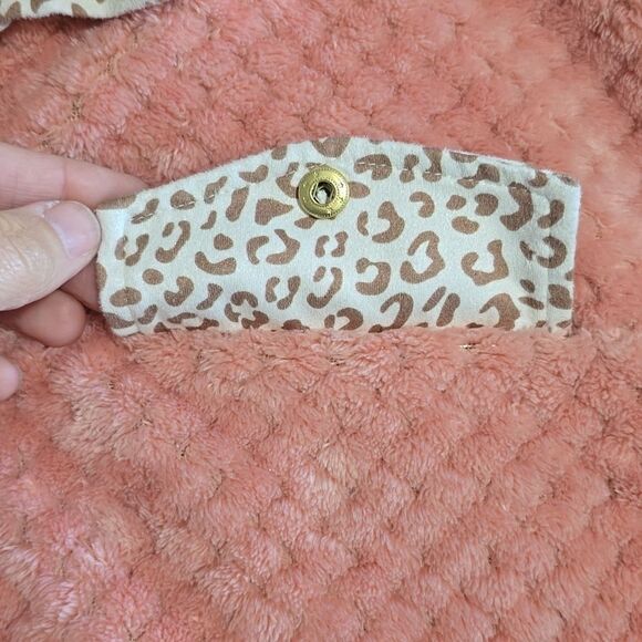 Simply Southern Peachy Pink Textured Soft Pullover Jacket - Size XL - Picture 6 of 16